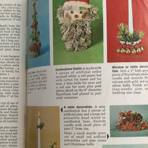 Christmas Decor  Crafts Booklet -Ornaments -Nativity -TreeTrim -Wreaths -Snowmen - Picture 6 of 6